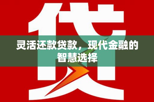 安平灵活还款贷款，现代金融的智慧选择
