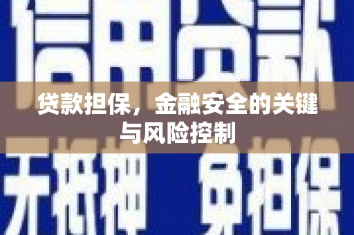 安平贷款担保，金融安全的关键与风险控制